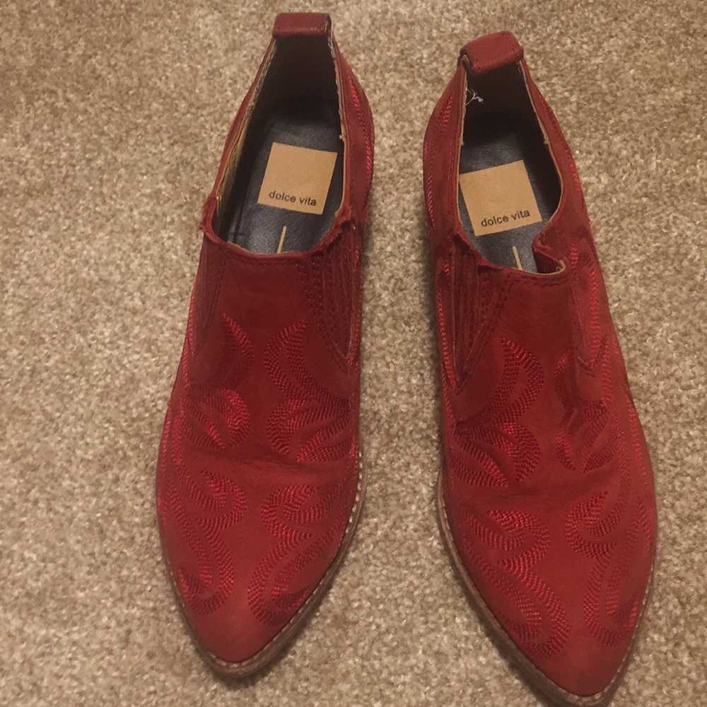 Red Dolce Vita booties